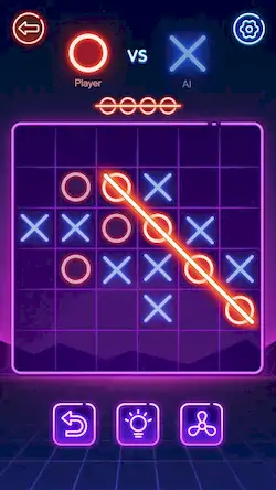 Скачать Tic Tac Toe 2 Player: XOXO [Взлом Много монет и МОД Меню] версия 1.2.9 на Андроид