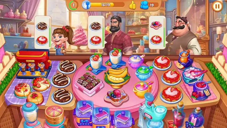Скачать Happy Cooking 3: Cooking Games [Взлом Много денег и МОД Меню] версия 2.9.3 на Андроид