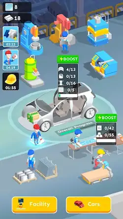 Скачать Car Assembly Simulator [Взлом на деньги и МОД Меню] версия 1.5.2 на Андроид