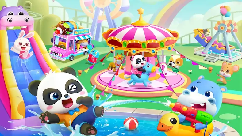 Скачать Мир Малыша Панды: Детские Игры [Взлом Много монет и МОД Меню] версия 0.6.6 на Андроид