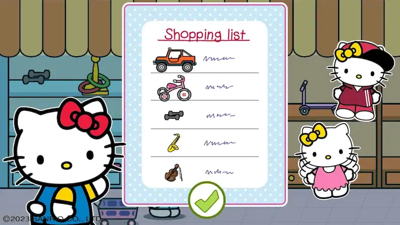 Скачать Hello Kitty: Игра Супермаркет [Взлом Много монет и МОД Меню] версия 1.1.4 на Андроид