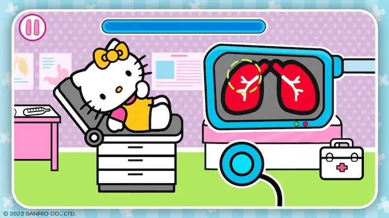 Скачать Hello Kitty: Детская больница [Взлом на монеты и МОД Меню] версия 0.8.4 на Андроид