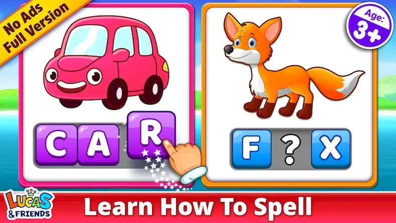 Скачать Spelling & Phonics: Kids Games [Взлом на деньги и МОД Меню] версия 1.4.8 на Андроид