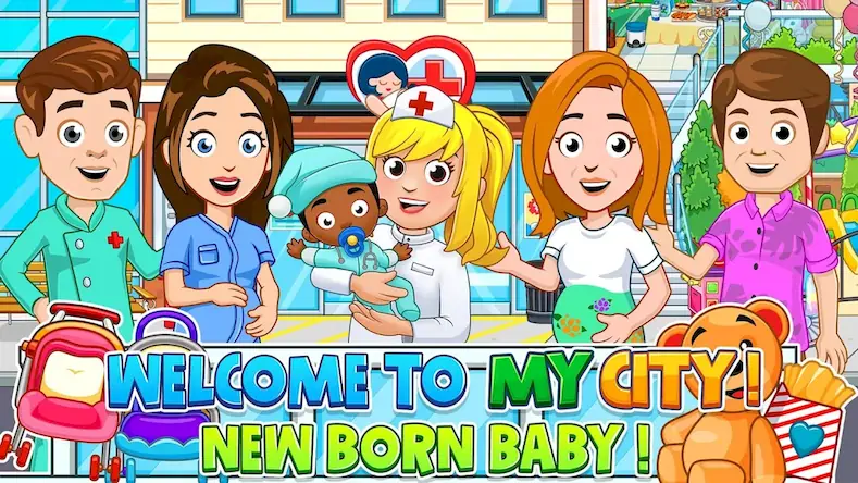 Скачать My City : Newborn baby [Взлом на монеты и МОД Меню] версия 2.3.2 на Андроид