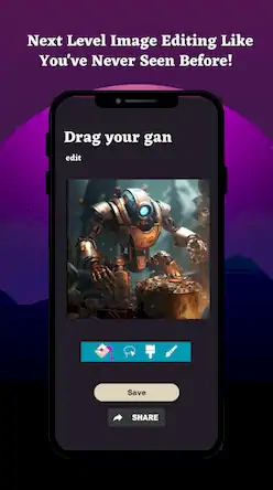 Скачать Drag Your Gan AI 2: DragGan 3D [Взлом Бесконечные монеты и МОД Меню] версия 1.2.7 на Андроид