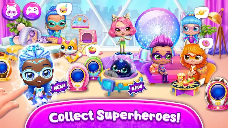 Скачать Power Girls — Fantastic Heroes [Взлом на монеты и МОД Меню] версия 2.1.8 на Андроид