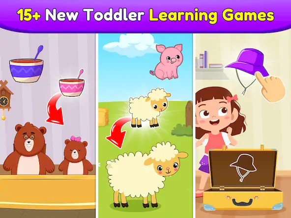 Скачать Baby Games for 1+ Toddlers [Взлом Бесконечные монеты и МОД Меню] версия 1.3.6 на Андроид