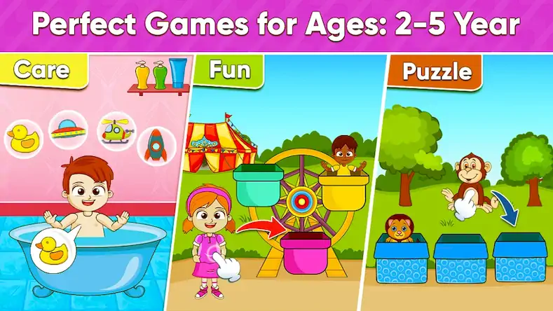 Скачать Toddler Games: 2-5 Year Kids [Взлом на монеты и МОД Меню] версия 1.2.6 на Андроид