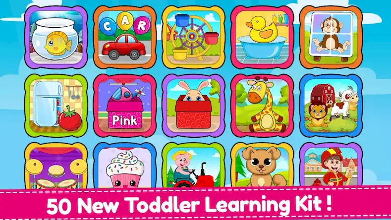 Скачать Toddler Games: 2-5 Year Kids [Взлом на монеты и МОД Меню] версия 1.2.6 на Андроид