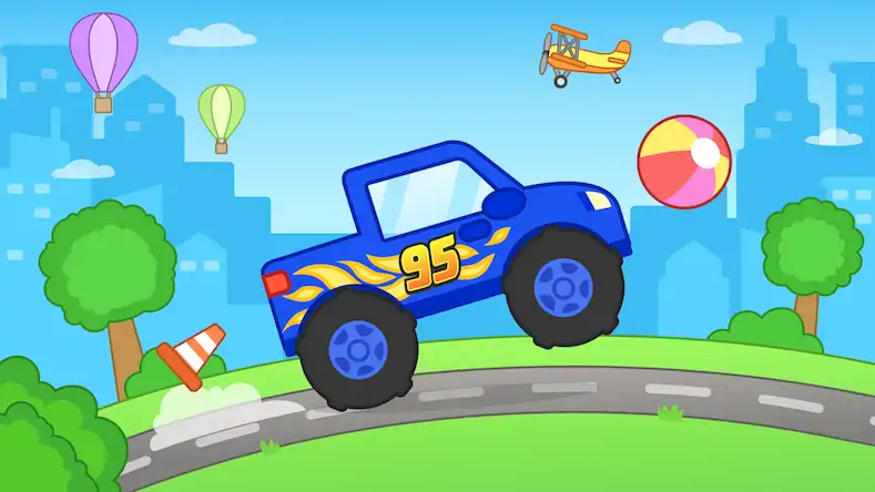 Скачать Машинки гонки для детей 3+ лет [Взлом Много денег и МОД Меню] версия 2.8.2 на Андроид
