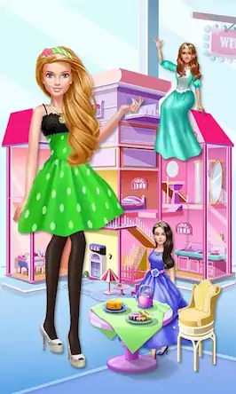 Скачать Fashion Doll: Dream House Life [Взлом Бесконечные деньги и МОД Меню] версия 1.3.9 на Андроид