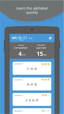 Скачать Write It! Thai [Взлом Бесконечные монеты и МОД Меню] версия 1.4.7 на Андроид