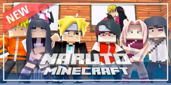 Скачать Naruto Mods for Minecraft PE [Взлом Бесконечные деньги и МОД Меню] версия 0.1.5 на Андроид