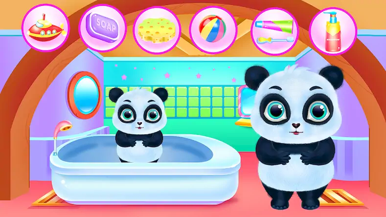 Скачать Cute Panda Caring and Dressup [Взлом Бесконечные монеты и МОД Меню] версия 1.8.7 на Андроид