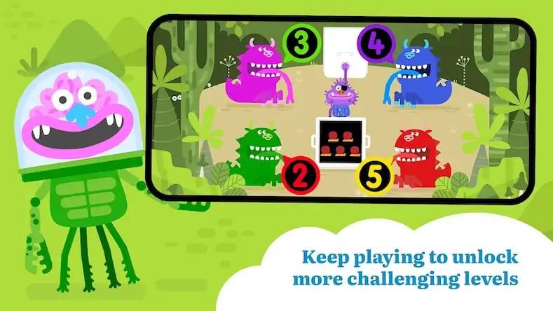 Скачать Teach Monster Number Skills [Взлом на деньги и МОД Меню] версия 2.2.4 на Андроид