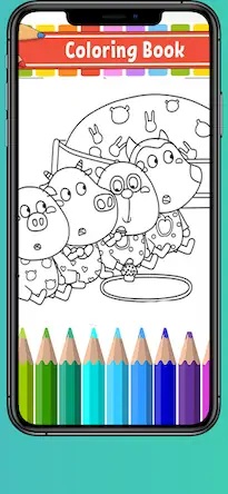 Скачать Wolfoo Coloring Book 2 [Взлом Бесконечные деньги и МОД Меню] версия 2.7.9 на Андроид