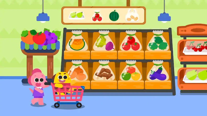 Скачать Cocobi Supermarket - Kids game [Взлом Бесконечные деньги и МОД Меню] версия 0.7.7 на Андроид