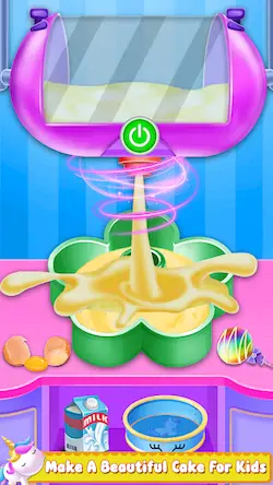 Скачать Unicorn Cake Maker-Bakery Game [Взлом Много монет и МОД Меню] версия 1.1.6 на Андроид