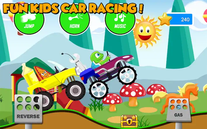 Скачать Fun Kids Car Racing Game [Взлом Много денег и МОД Меню] версия 0.9.7 на Андроид