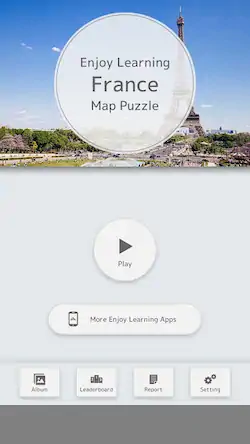 Скачать E. Learning France Map Puzzle [Взлом Бесконечные монеты и МОД Меню] версия 1.3.4 на Андроид