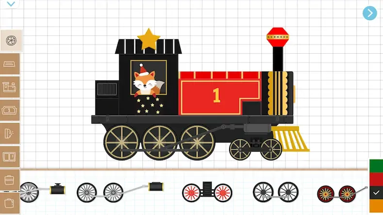 Скачать Рождественский поезд для детей [Взлом Много денег и МОД Меню] версия 0.3.6 на Андроид