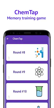 Скачать ChemTap - Chemistry memory gam [Взлом Много монет и МОД Меню] версия 1.9.9 на Андроид