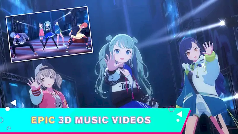 Скачать HATSUNE MIKU: COLORFUL STAGE! [Взлом Много денег и МОД Меню] версия 0.4.9 на Андроид