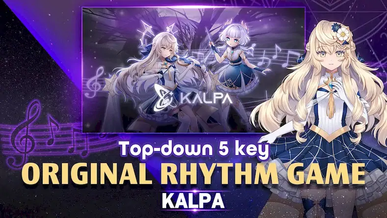 Скачать KALPA - Original Rhythm Game [Взлом Много денег и МОД Меню] версия 0.3.6 на Андроид