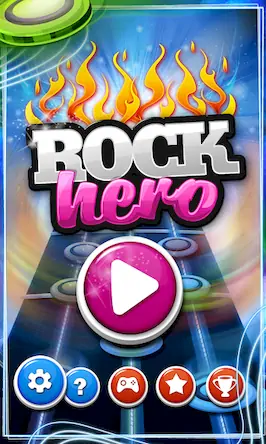 Скачать Rock Hero [Взлом Бесконечные монеты и МОД Меню] версия 2.2.9 на Андроид