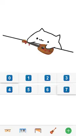 Скачать Bongo Cat: Musical Instruments [Взлом Бесконечные деньги и МОД Меню] версия 2.2.8 на Андроид