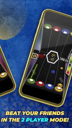 Скачать Guitar Hero Mobile: Music Game [Взлом на монеты и МОД Меню] версия 0.3.6 на Андроид