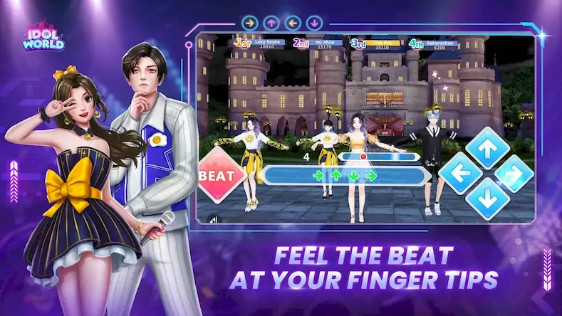 Скачать Idol World: Dance with Idol [Взлом на монеты и МОД Меню] версия 1.9.5 на Андроид