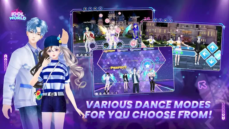 Скачать Idol World: Dance with Idol [Взлом на монеты и МОД Меню] версия 1.9.5 на Андроид