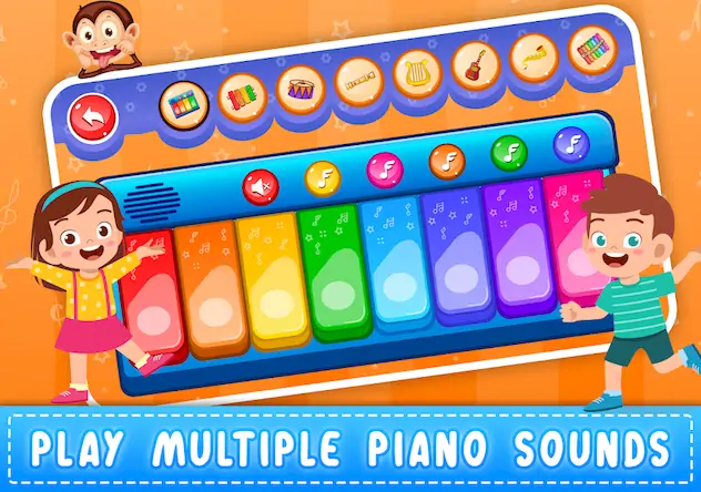 Скачать Piano Kids Music Games [Взлом на деньги и МОД Меню] версия 2.8.8 на Андроид