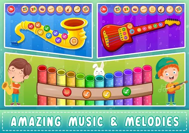 Скачать Piano Kids Music Games [Взлом на деньги и МОД Меню] версия 2.8.8 на Андроид