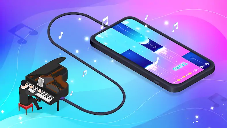 Скачать Music Tiles - Музыкальная игра [Взлом Бесконечные монеты и МОД Меню] версия 2.1.4 на Андроид