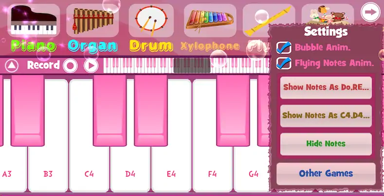 Скачать Pink Piano [Взлом Бесконечные деньги и МОД Меню] версия 2.2.9 на Андроид
