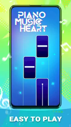 Скачать Piano Music Heart: Pop Tiles [Взлом Много денег и МОД Меню] версия 1.7.7 на Андроид