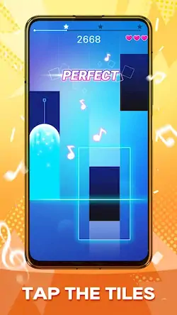 Скачать Piano Music Heart: Pop Tiles [Взлом Много денег и МОД Меню] версия 1.7.7 на Андроид