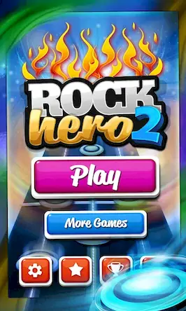 Скачать Rock Hero 2 [Взлом на монеты и МОД Меню] версия 0.5.7 на Андроид