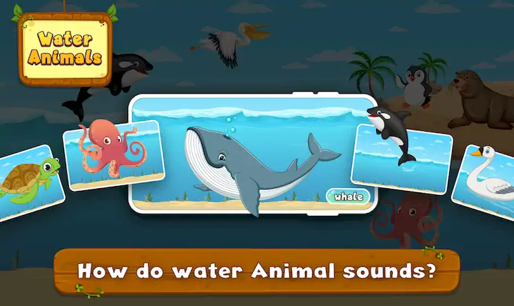 Скачать Animal Sounds & Games for Kids [Взлом Много монет и МОД Меню] версия 2.2.2 на Андроид