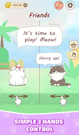 Скачать Duet Kitties: Cute Music Game [Взлом Бесконечные монеты и МОД Меню] версия 0.2.4 на Андроид