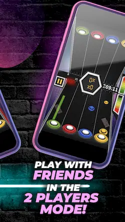 Скачать Guitar Hero Game: EDM Music [Взлом Бесконечные монеты и МОД Меню] версия 1.7.6 на Андроид