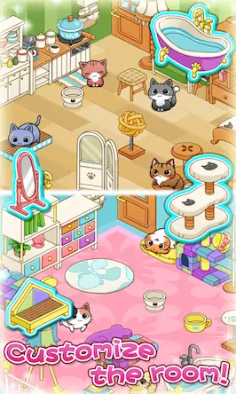 Скачать Cat Room - Cute Cat Games [Взлом на монеты и МОД Меню] версия 2.6.7 на Андроид