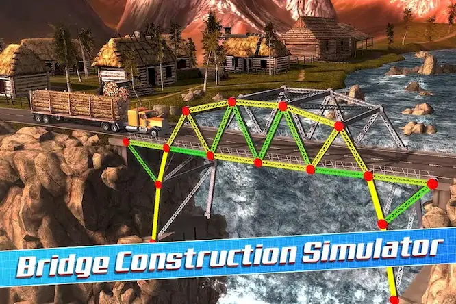 Скачать Bridge Construction Simulator [Взлом на деньги и МОД Меню] версия 0.2.7 на Андроид
