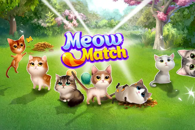 Скачать Meow Match [Взлом Много монет и МОД Меню] версия 2.6.4 на Андроид