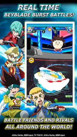 Скачать Beyblade Burst Rivals [Взлом Бесконечные деньги и МОД Меню] версия 0.8.7 на Андроид