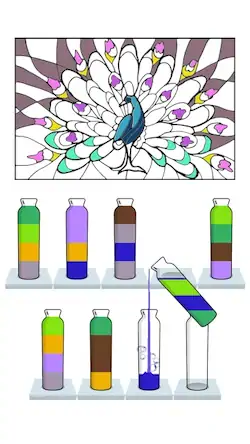 Скачать Sort Paint: бутылочки-пробирки [Взлом Бесконечные монеты и МОД Меню] версия 2.6.4 на Андроид