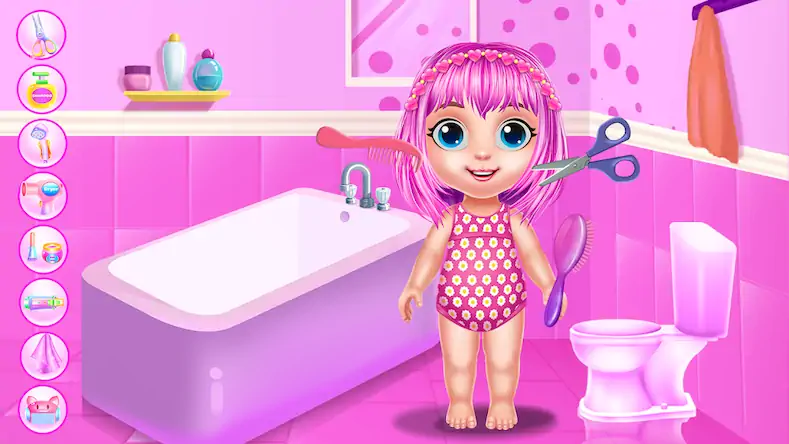 Скачать Baby Girl Caring Pinky Style [Взлом Много монет и МОД Меню] версия 0.4.4 на Андроид