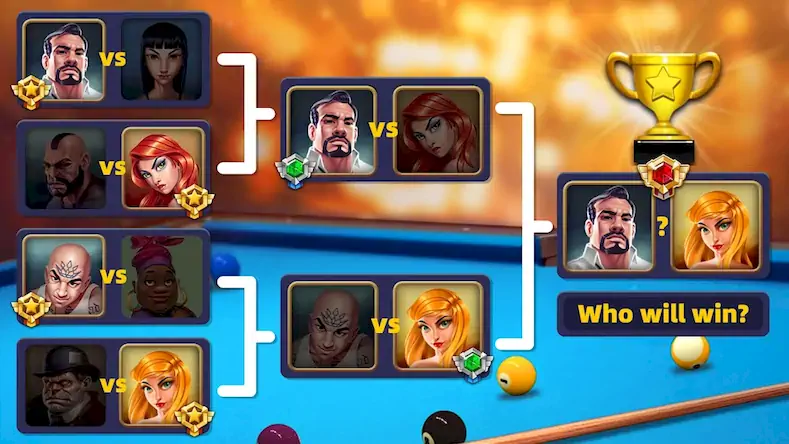 Скачать 8 Pool Clash [Взлом Много монет и МОД Меню] версия 0.2.7 на Андроид